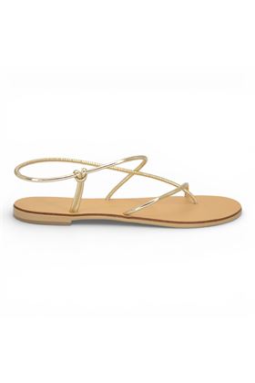 Sandalo donna Nicolas Lainas colore platino. NICOLAS LAINAS | 67G-ORO